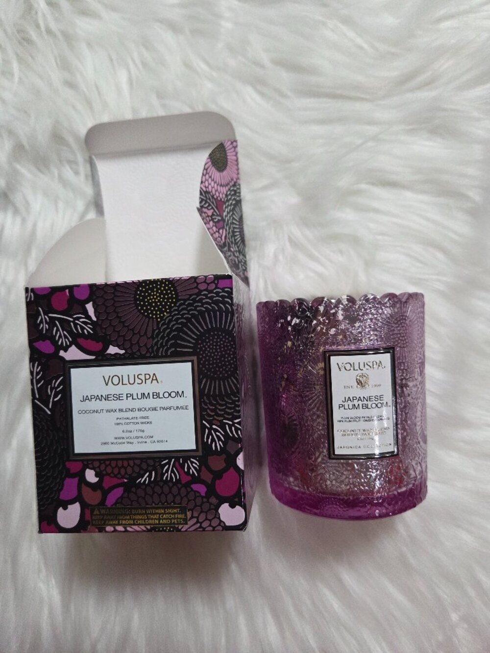 Voluspa Japanese Plum Bloom Candle